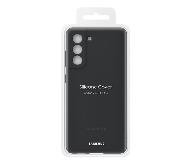 SAMSUNG Silicone Cover do Samsung S21 FE 5G Dark Gray - 709962 - zdjęcie